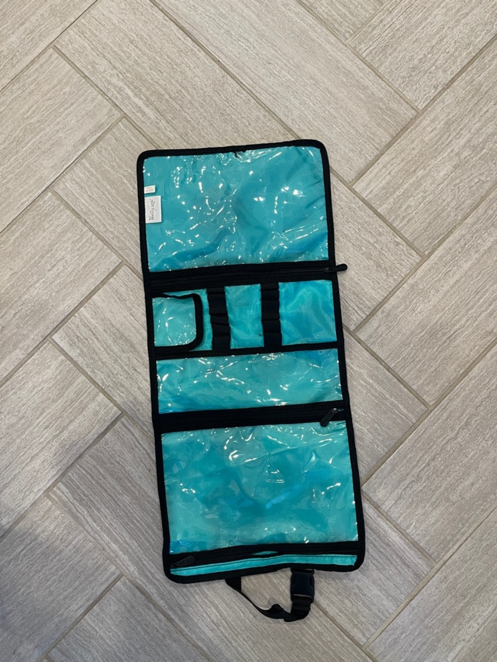Thirty-One Floral Pattern Foldable Travel Organizer - Picture 2 of 5